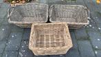 Rieten manden, Ophalen, Zo goed als nieuw, Rond, Minder dan 30 cm