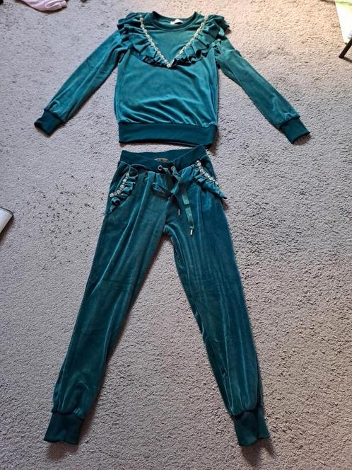 Nieuw vlours pak emma en ashley maat S/M, Kleding | Dames, Huispakken, Nieuw, Maat 36 (S), Groen, Ophalen of Verzenden