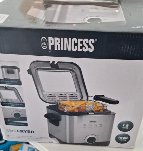 Princess Mini friteuse, Witgoed en Apparatuur, Frituurpannen, Nieuw, 1 tot 2 liter, Ophalen of Verzenden