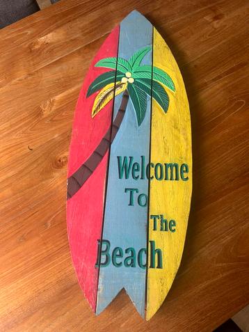 TK home deco houten surfbord handmade uit Indonesie beschikbaar voor biedingen