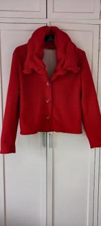 Boris Industries fleece vest/jasje rood mt XXL(44) zgan, Boris Industries, Maat 42/44 (L), Ophalen of Verzenden, Zo goed als nieuw