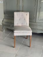 Riviera Maison Eetkamerstoel, Beige Linnen zo goed als nieuw, Huis en Inrichting, Ophalen, Overige kleuren, Zo goed als nieuw