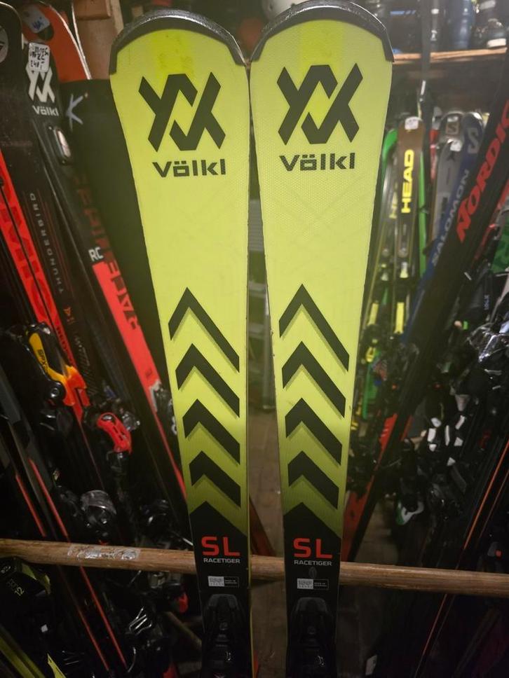 165cm VOLKL RACETIGER SL 13, Sport en Fitness, Skiën en Langlaufen, Zo goed als nieuw, Ski's, Skiën, Overige merken, 160 tot 180 cm
