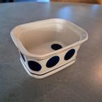 Vintage porseleinen bakje met blauwe stippen, Pools design, Ophalen of Verzenden