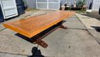 Antieke Franse wortelnoten kloostertafel 300 x 110, Ophalen