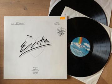 ANDREW LLOYD WEBBER & TIM RICE - Evita ( 2LP; NMINT ) beschikbaar voor biedingen