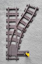 Lego trein 9 Volt rails wissel rechts (hand bediend), Kinderen en Baby's, Speelgoed | Duplo en Lego, Ophalen of Verzenden, Zo goed als nieuw