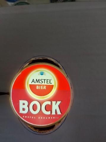 Amstel bier verlichte taplens, 69 mm, nieuw, orgineel,  beschikbaar voor biedingen