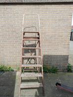 houten schildersladder, Doe-het-zelf en Verbouw, Ladders en Trappen, Gebruikt, Trap, Opvouwbaar of Inschuifbaar, Minder dan 2 meter