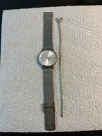 Zinzi Retro Horloge - Stalen Mesh Band, Sieraden, Tassen en Uiterlijk, Ophalen of Verzenden, Gebruikt, Staal, Polshorloge