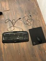 QWARE Gaming Mouse, Mousepad & Gaming Keyboard  Combo, Computers en Software, Toetsenborden, Ophalen, Gebruikt, Qware, Gaming toetsenbord