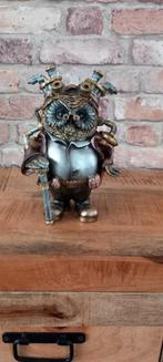 Steampunk:23cm Uil Beeld♥️SALE VERKOOP♥️, Ophalen of Verzenden, Nieuw, Dier