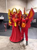 Grote Carnavalsgroep Wij gaan vlammen, Kleding | Dames, Carnavalskleding en Feestkleding, Ophalen, Carnaval, Maat 42/44 (L), Zo goed als nieuw