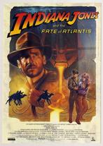 INDIANA JONES fate of Atlantis Videogame Film Poster, Rechthoekig Staand, Verzenden, Nieuw, A1 t/m A3