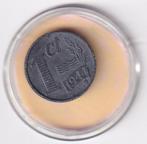 1 Cent 1944 Prachtig   zink, Verzenden, Koningin Wilhelmina, 1 cent, Losse munt