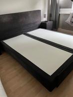Boxspring, Huis en Inrichting, Slaapkamer | Boxsprings, Ophalen, Gebruikt, Zwart, Tweepersoons