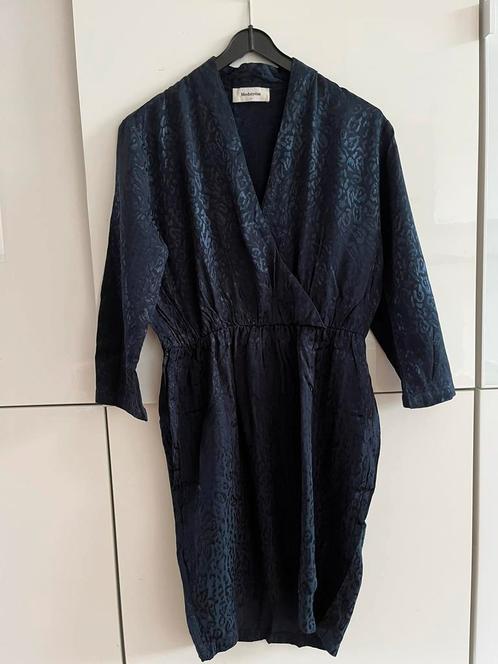 Jurk Modstrom mt S als nieuw!, Kleding | Dames, Jurken, Zo goed als nieuw, Maat 36 (S), Blauw, Boven de knie, Ophalen of Verzenden