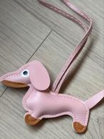 Nieuw leren teckel bagcharm, Verzamelen, Sleutelhangers, Ophalen of Verzenden, Nieuw