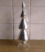 Kerstornament glazen kerstboom glas zilver, Ophalen of Verzenden, Gebruikt