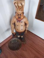 Decoratief beeld: Kok met pan, 75 cm, Antiek en Kunst, Antiek | Speelgoed, Ophalen