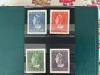 Wilhelmina Ongebruikt - Set van 4 Postzegels, Postzegels en Munten, Postzegels | Nederland, Ophalen of Verzenden, Na 1940, Postfris