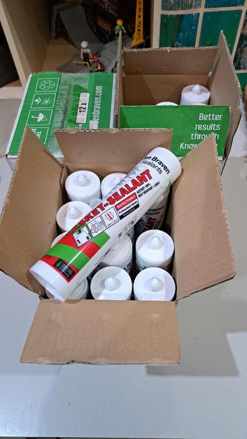 Siliconenkit Den Braven Zwaluw Gasket 33 stuks, Doe-het-zelf en Verbouw, Isolatie en Afdichting, Nieuw, Overige materialen, Minder dan 4 cm