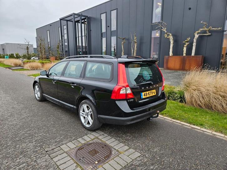 Volvo V70 2.4 D AUT 2010 Zwart, leer, navigatie,trekhaak, Auto's, Volvo, Particulier, V70, ABS, Airbags, Airconditioning, Bluetooth