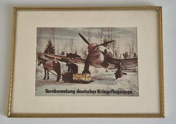 Ingelijst: Stuka Ju 87 Winter Tarnbemalung Rußlandfeldzug beschikbaar voor biedingen