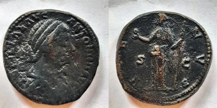 Sestertius keizerin Lucilla S1581, Postzegels en Munten, Munten | Europa | Niet-Euromunten, Overige landen, Verzenden