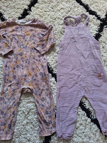 2 gave boxpakjes/ jumpsuits mt 74: Name-it en Sweet Petit!