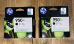 2 Originele HP 950XL zwarte inktcartridge - Nieuw, Computers en Software, Ophalen of Verzenden, Nieuw, HP
