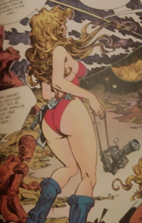 Lorna en haar robot - Azpiri, Boeken, Stripboeken, Gelezen, Eén stripboek, Ophalen of Verzenden