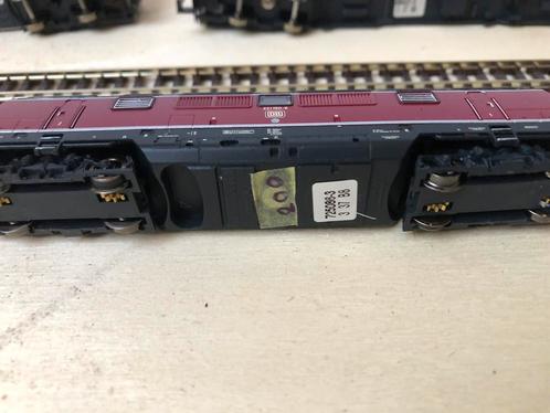 N-spoor Fleischmann dig loc plus 4 stuks personen wagons, Hobby en Vrije tijd, Modeltreinen | N-Spoor, Nieuw, Locomotief, Gelijkstroom