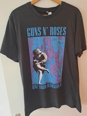t-shirt Guns n Roses Use Your Illusion II H&M beschikbaar voor biedingen