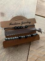 Zwarte armbanden, Ophalen of Verzenden, Nieuw, Zwart, Elastiek