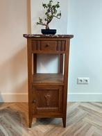 Authentiek nachtkastje marmer, Ophalen, Gebruikt, Minder dan 45 cm, 70 cm of meer