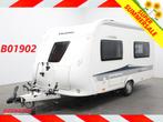 Hobby 410 SFE Excellent Mover Dakairco Fietsendrager Frans B, Caravans en Kamperen, Caravans, Vast bed, Hobby, Bedrijf, Koelkast