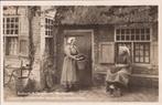 Brabants Dorpsleven 55 Boerenwoning Regenton aardappels schi, Verzamelen, Ansichtkaarten | Nederland, Verzenden, 1940 tot 1960