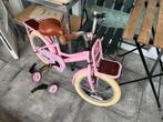 Pink bicycle  barely used for kids up to 8 y.o., Ophalen, Zijwieltjes, Supersuper cooper, 16 tot 20 inch