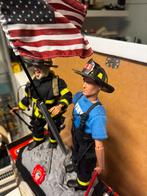Diorama brandweerpoppen 9/11 Amerika, Ophalen of Verzenden, Zo goed als nieuw, Pop