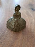 Antieke Handbel Dame, Antiek en Kunst, Antiek | Koper en Brons, Ophalen of Verzenden, Brons