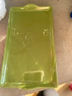 Groene Rechthoekige Schaal van Zeller Keramik, Ophalen, Porselein of Keramiek, Schaal, Zo goed als nieuw