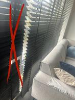 Zwarte houten jaloezieën, 200 cm of meer, Zwart, Ophalen of Verzenden, Zo goed als nieuw