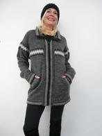 *Grijs Vest / Cardigan Himalyan Wool L*, Himalyan Wool, Maat 42/44 (L), Ophalen of Verzenden, Zo goed als nieuw