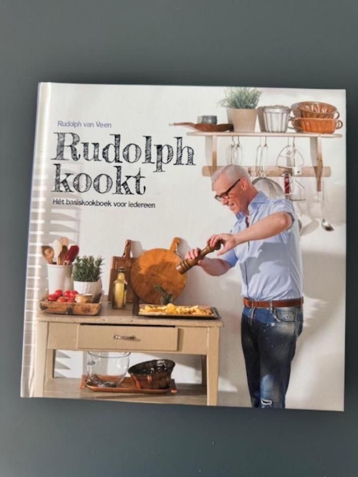 Rudolph van Veen Rudolph kookt, Boeken, Kookboeken, Zo goed als nieuw, Voorgerechten en Soepen, Hoofdgerechten, Taart, Gebak en Desserts