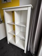 Witte Kast met Opbergvakken, Ophalen, Gebruikt, 100 tot 150 cm, 50 tot 100 cm