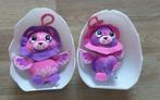Hatchimals 2 sleutelhangers/knuffel roze/paars, Ophalen of Verzenden, Zo goed als nieuw, Overige typen