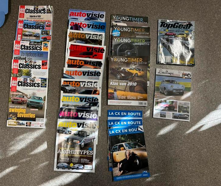 Diverse autobladen Auto Week Classi, Auto visie, Young Timer, Boeken, Auto's | Folders en Tijdschriften, Zo goed als nieuw, Algemeen