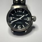TW Steel horloge met leren band, Sieraden, Tassen en Uiterlijk, Horloges | Heren, Overige merken, Leer, Staal, Polshorloge