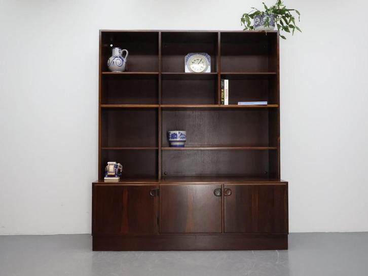 Deens design wandmeubel | Pallisander | jaren 70, Huis en Inrichting, Kasten | Wandmeubels, Zo goed als nieuw, 150 tot 200 cm